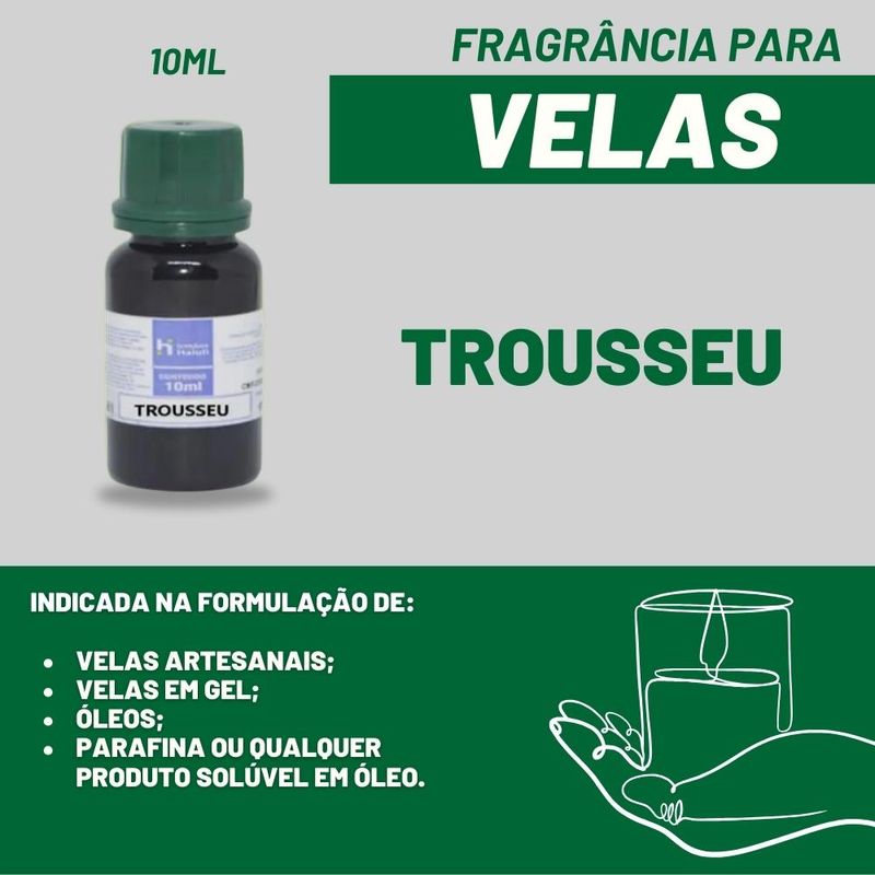 Essência Trousseu para Velas e Óleos Irmãos Haluli (10ml)