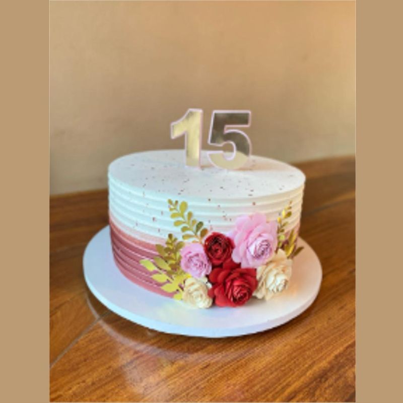 Tabuleiro de MDF Redondo 3MM Estrela Festas (01 Unidade)-15cm