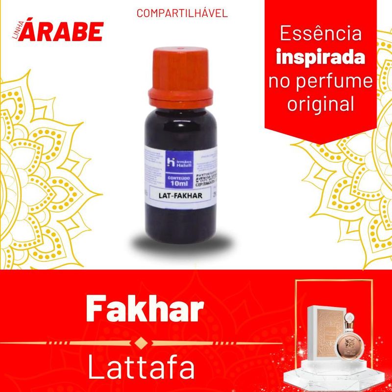Essência LAT-Malik Tayoor Compartilhável P/ Perfumes Linha Árabe Irmãos Haluli (10ml)