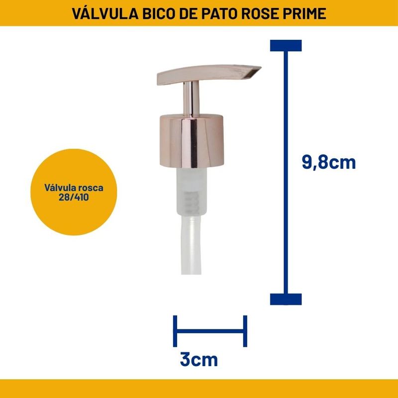 Válvula Bico de Pato Rosca 28/410 Prime Rose (01 unidade)