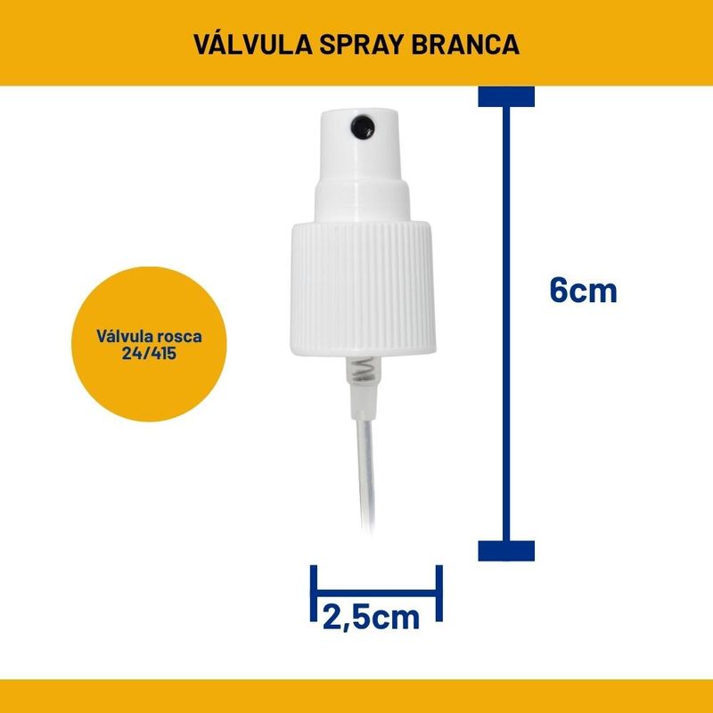 Válvula Spray Rosca 24/415 Branca (01 unidade)