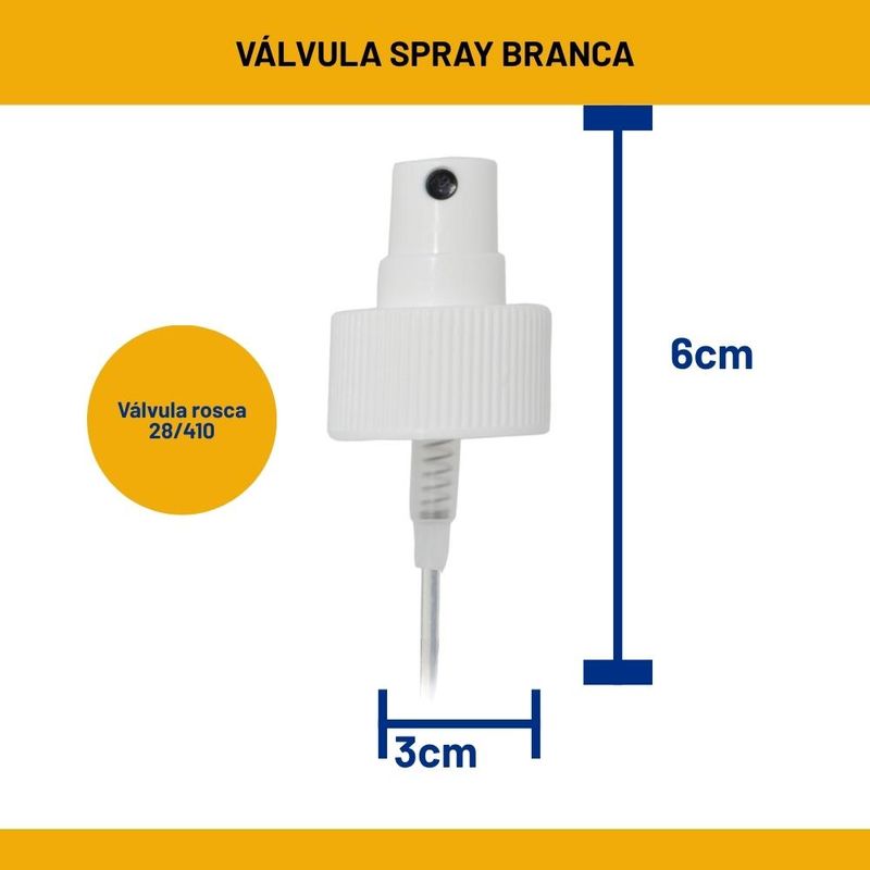 Válvula Spray Rosca 28/410 Branca (01 unidade)