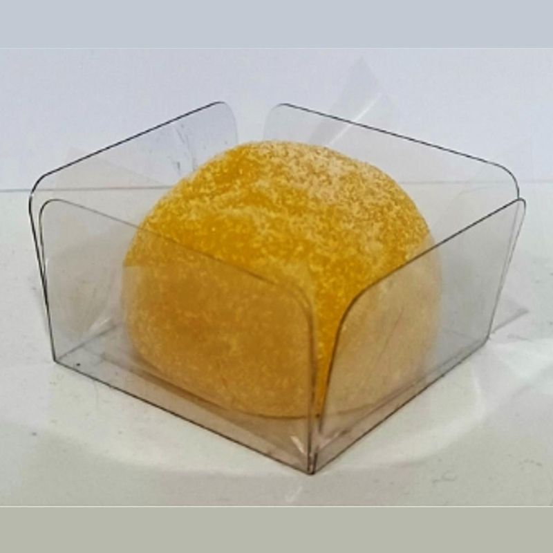 Forminha de Acetato Transparente P/ Doces 4 Pétalas Quadrada 2x3cm Curifest (50 unidades)