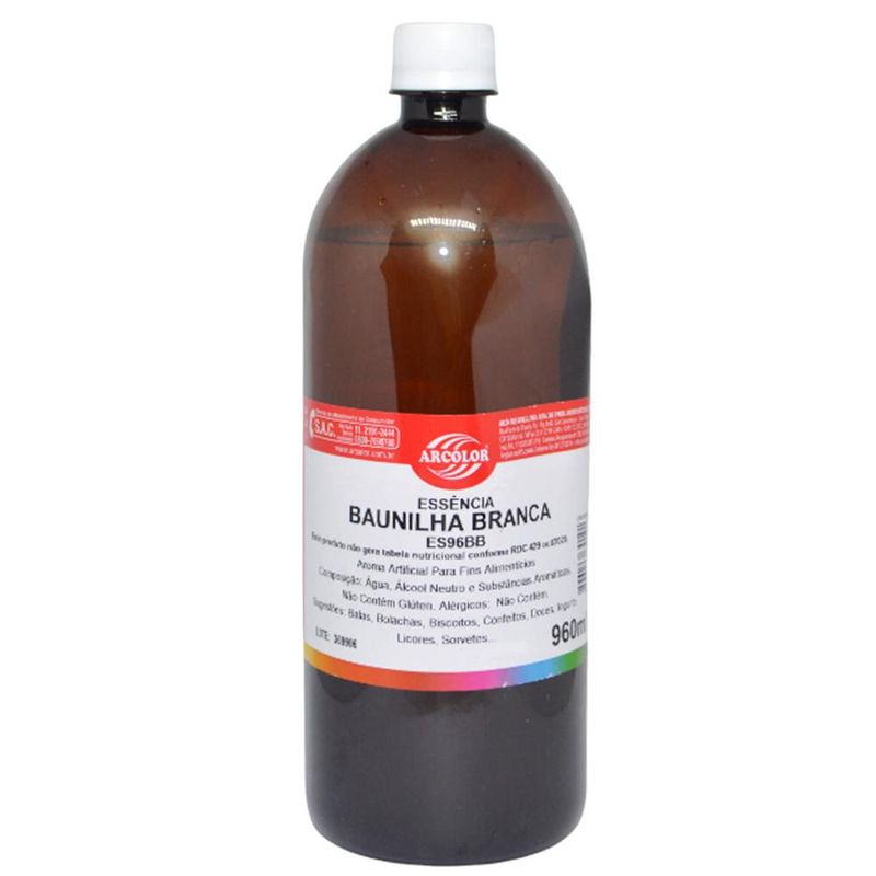 Aroma de Baunilha Branca Arcólor (960ml)