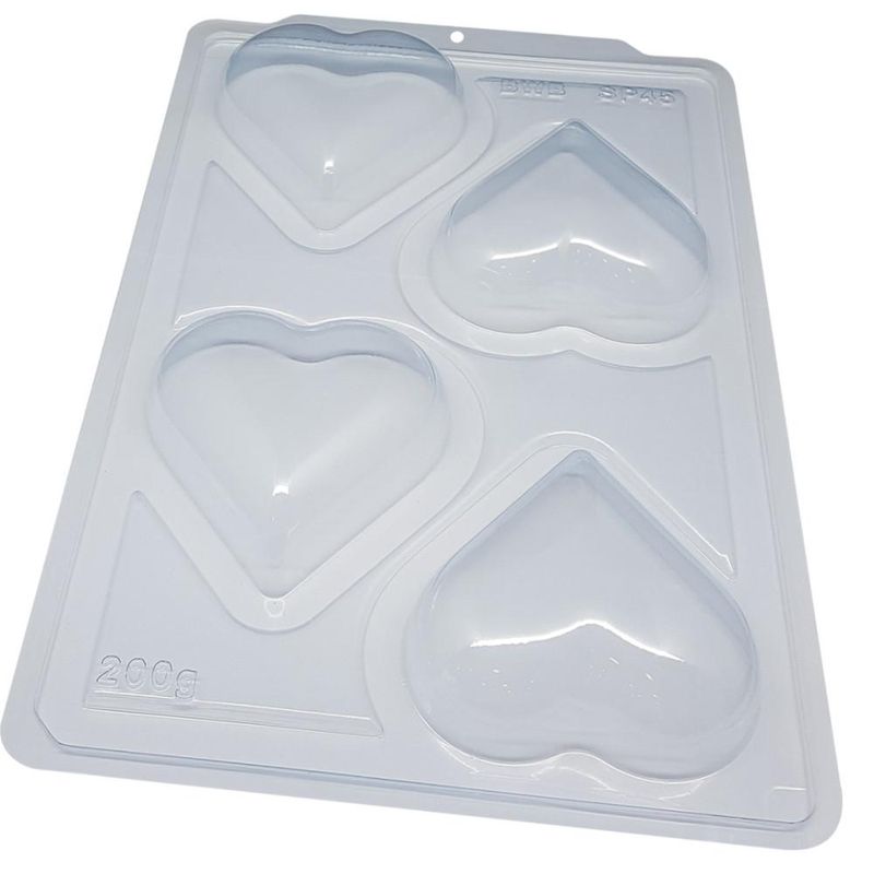 Forma de Acetato com Silicone Coração Especial SP 45 200gr Ref. 3514 BWB (01 unidade)