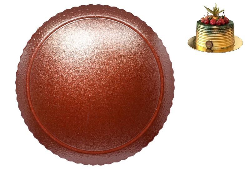 Cakeboard Redondo Cacau 26cm Ultrafest (1 unidade)