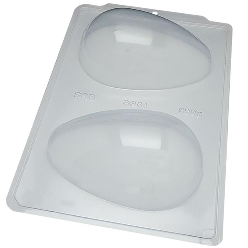 Forma de Acetato com Silicone Ovo Liso SP 51 500gr Ref. 3619 BWB (01 unidade)