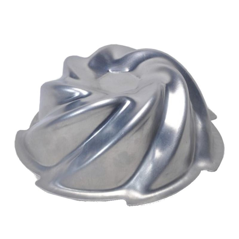 Forma de Alumínio para Bolo Vulcão 17x6,5cm Alumínio Circular (01 unidade)