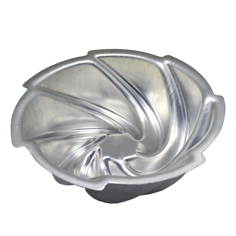 Forma de Alumínio para Bolo Vulcão 17x6,5cm Alumínio Circular (01 unidade)