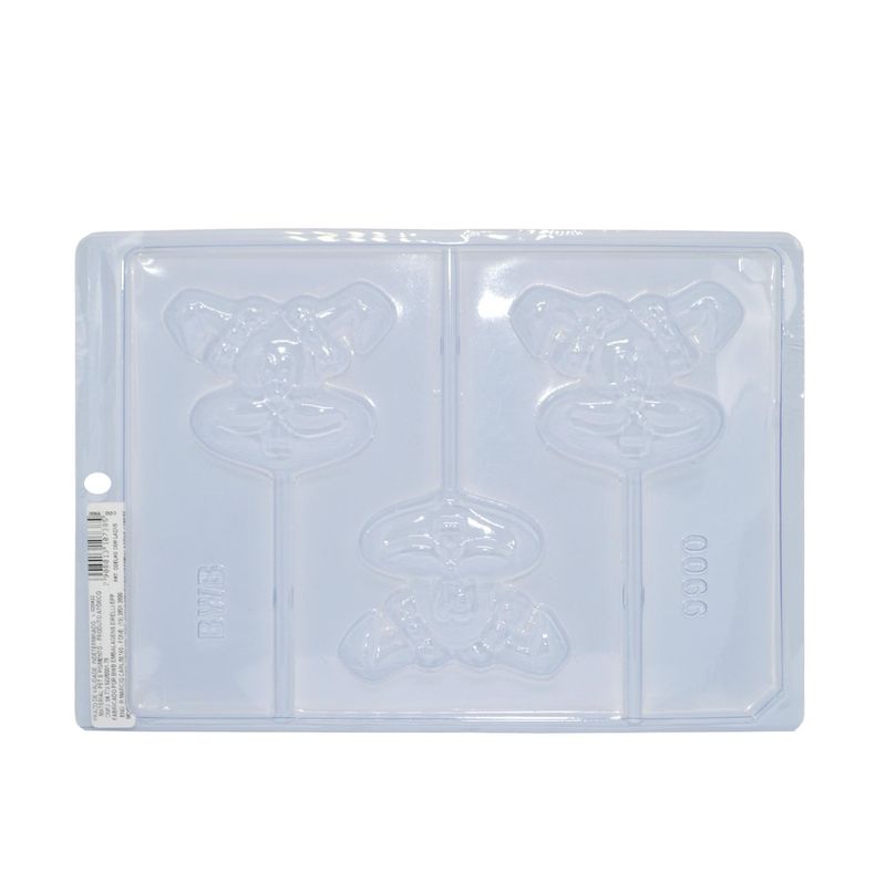 Forma em Acetato Pirulito Coelha Com Laços Ref. 9900 com 3 cavidades BWB (01UND)