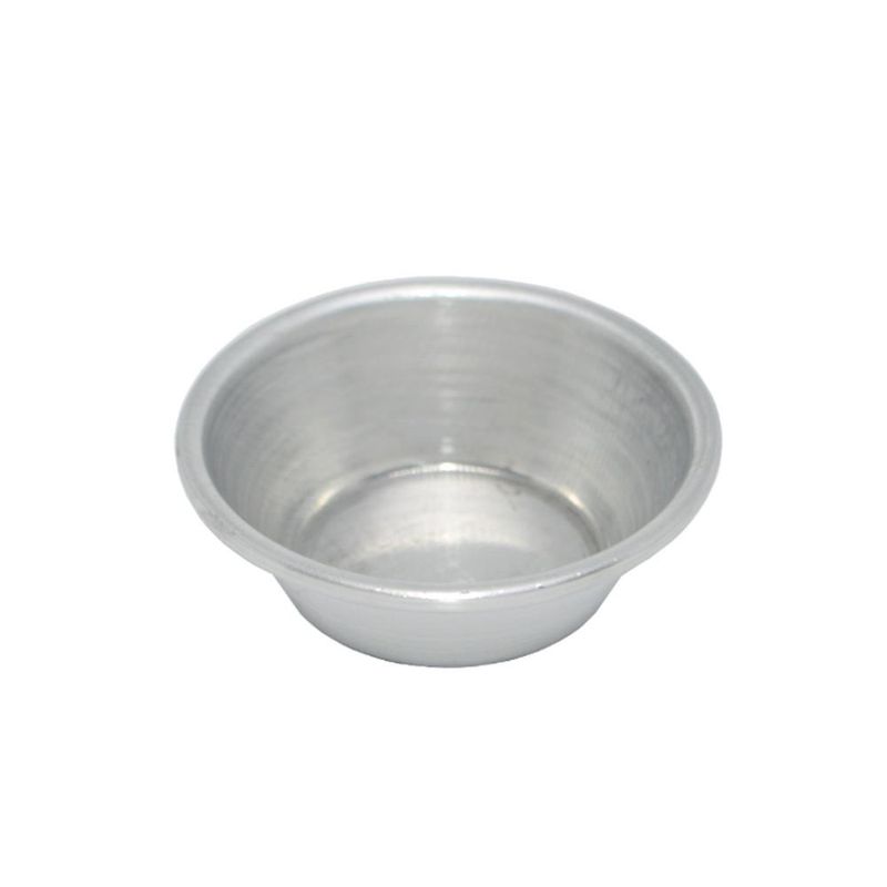 Forma de Alumínio C/ Cordão para Empada N. 5 Alumínio Circular (12 unidades)