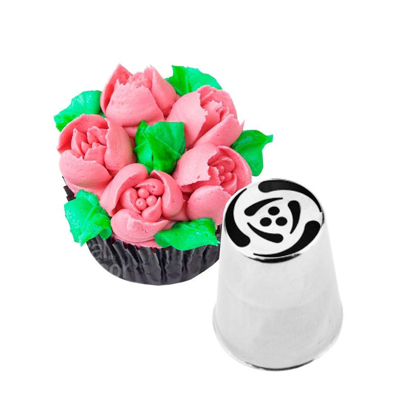 Bico para Confeitaria Russo Especial 242 em Inox Mago (01UND)