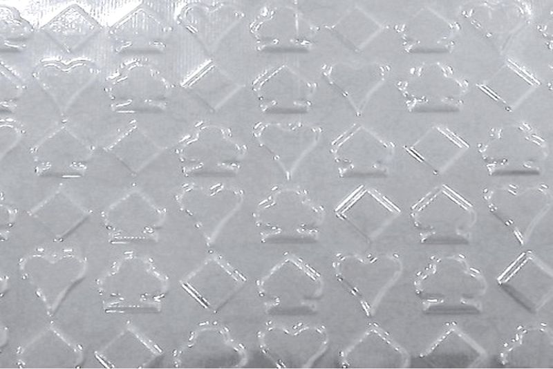 Placa de Textura em Pet Naipes Ref. 9380 BWB (01UND)