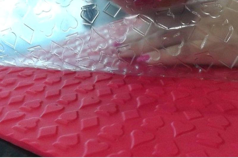 Placa de Textura em Pet Naipes Ref. 9380 BWB (01UND)