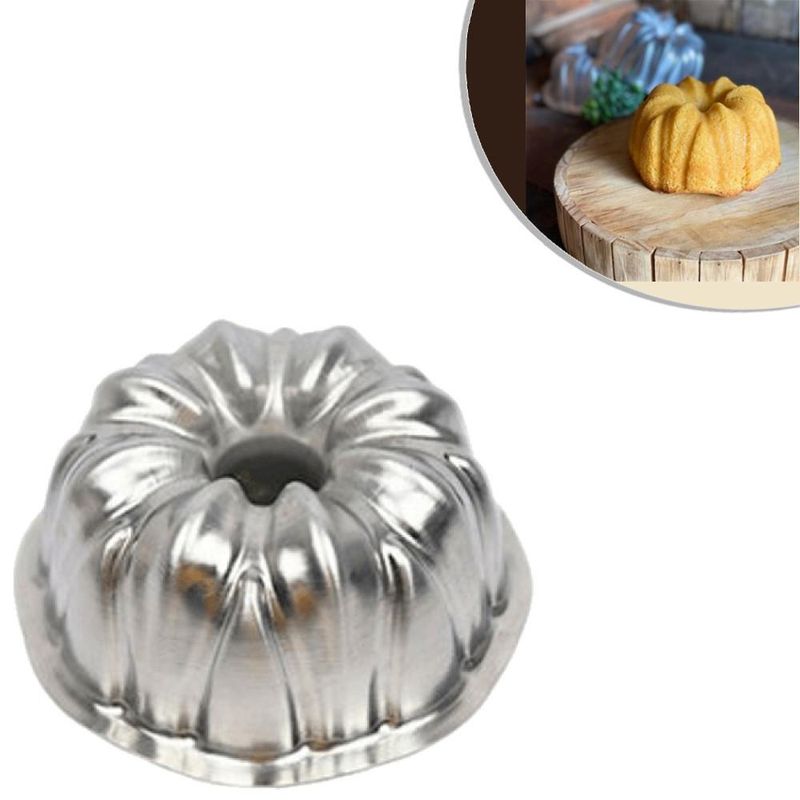 Forma de Alumínio Suíça com Tubo Decorada Pequena N.7 T 13x6cm Ref.0703 Caparroz (01 unidade)