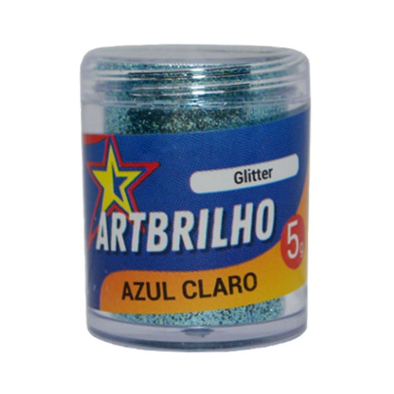 Glitter Azul Claro ArtBrilho (5 gramas)