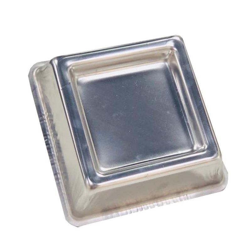 Forma de Alumínio Ballerine Quadrada Média 20 x 4,5 cm Ref.: 339 Alumínio Circular (01 unidade)