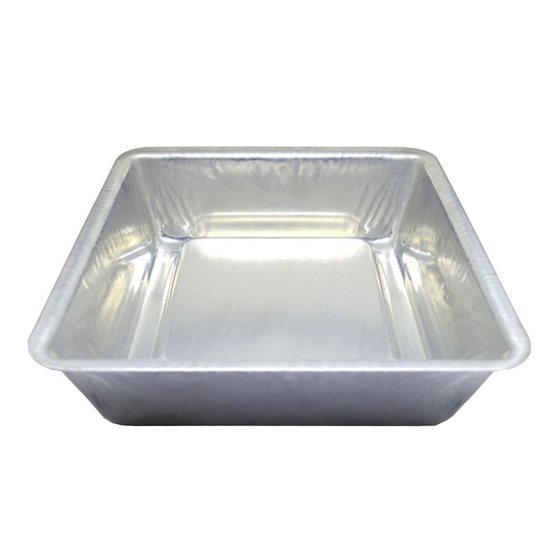 Forma de Alumínio Ballerine Quadrada Média 20 x 4,5 cm Ref.: 339 Alumínio Circular (01 unidade)