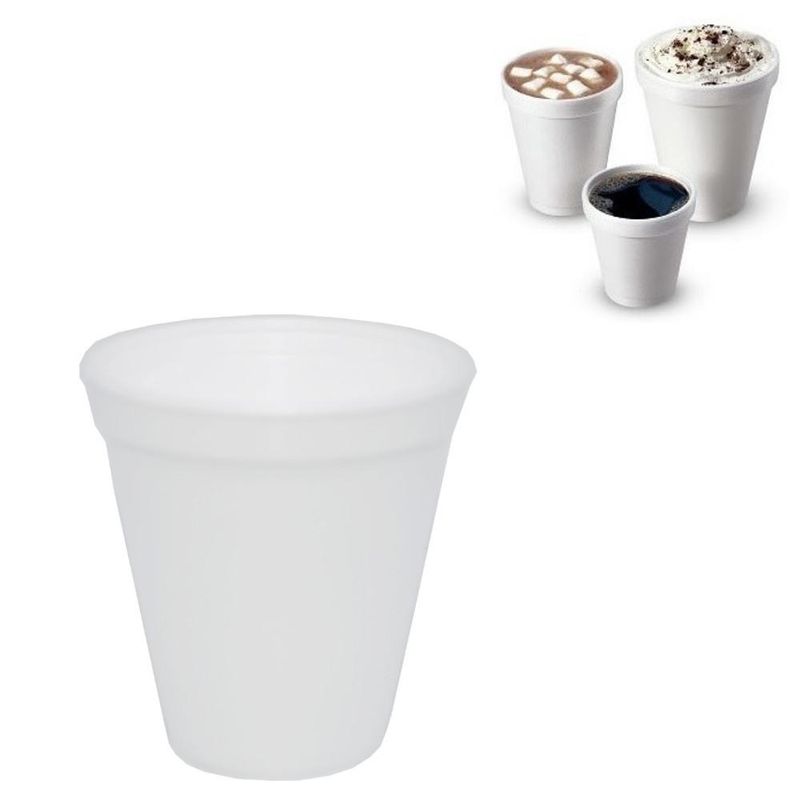 Copo de Isopor Térmico S/ Tampa 240ml Ultra Copos (25 unidades)