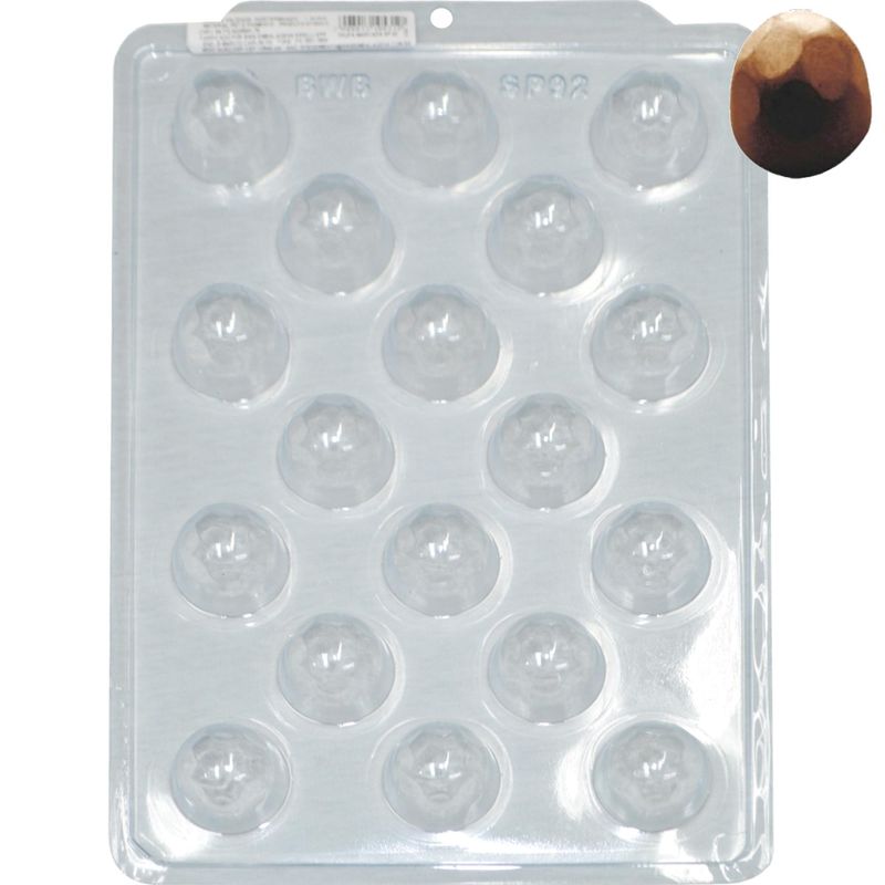 Forma em Acetato Trufa Marcada 18 Cavidades SP 92 BWB (01UND)