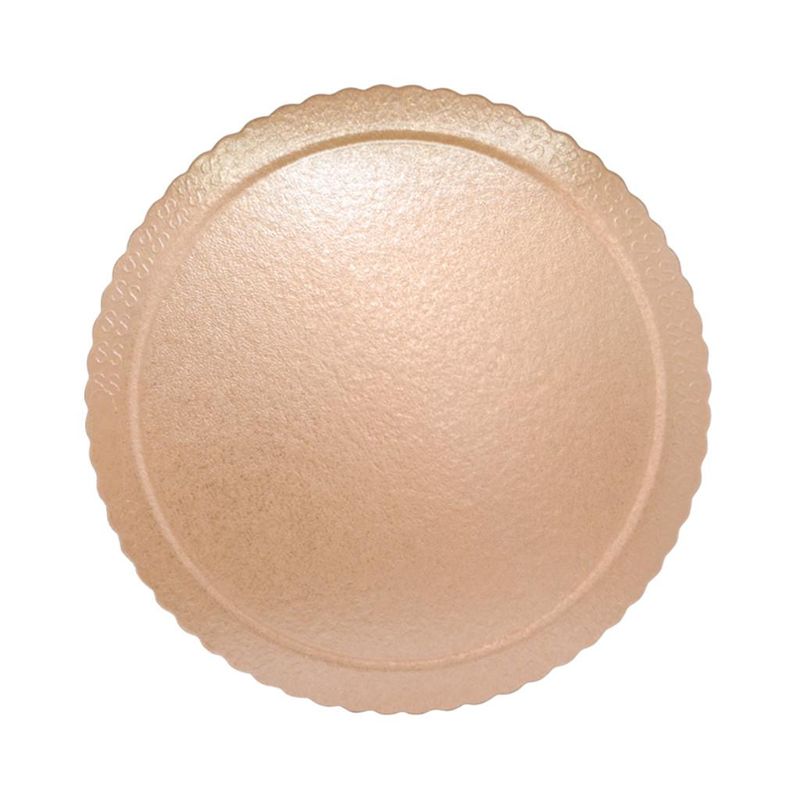 Cakeboard Redondo Ouro Rose 15cm Ultrafest (1 unidade)