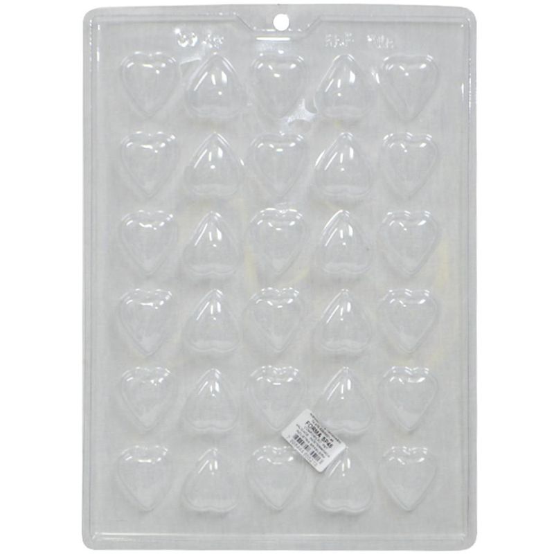 Forma de Acetato Simples Semiprofissional Coração Mini Ref. 45 (01 unidade)
