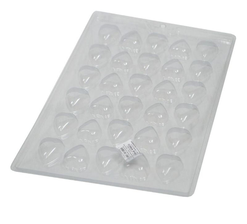 Forma de Acetato Simples Semiprofissional Coração Mini Ref. 45 (01 unidade)