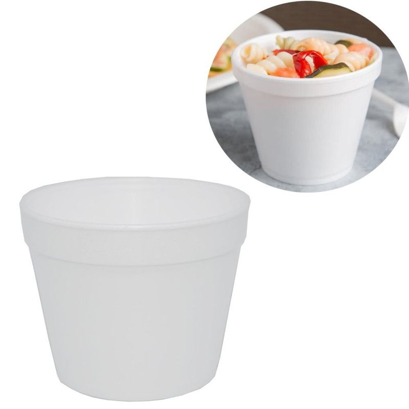 Pote de Isopor Térmico S/ Tampa 480ml Ultra Potes (25 unidades)