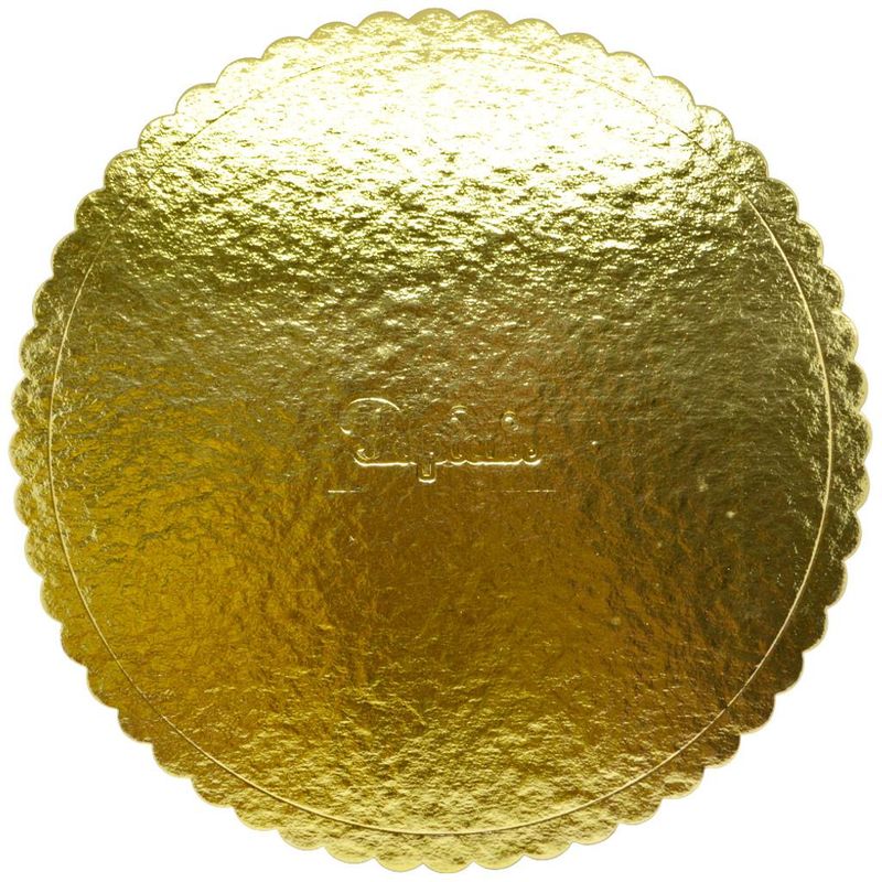 Cakeboard Redondo Ouro 32cm Ref.: CBD080 Papieri (1 unidade)