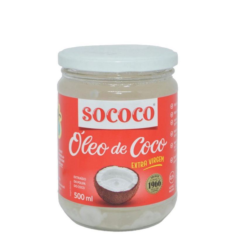 Óleo de Coco Extra Virgem Sococo (500ml)
