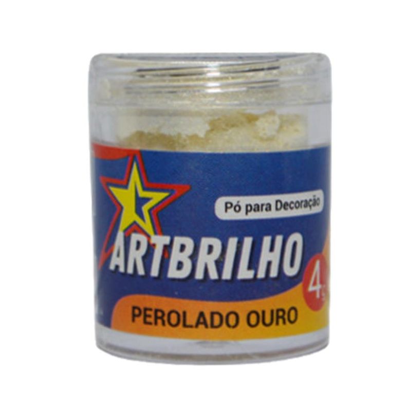 Pó para Decoração Perolado Ouro ArtBrilho (4 gramas)