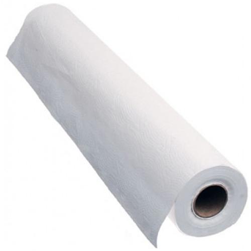 Lençol Hospitalar de Papel Branco Descartável Premium Diamante (70cmx50m)