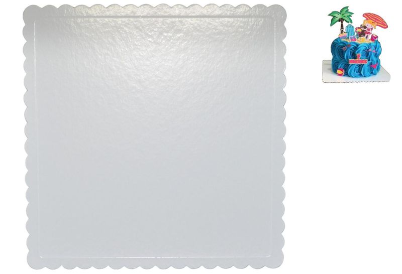 Cakeboard Quadrado Branco 28cm Ref.: CBD176 Papieri (1 unidade)