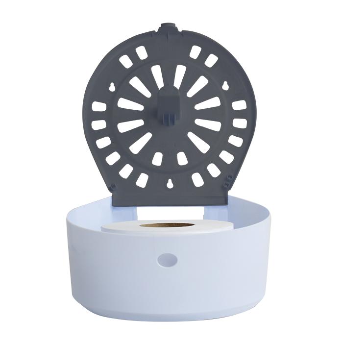 Dispenser para Papel Higiênico Big Roll Cinza/Branco New Classic Ref. 40000 Nobre (01 unidade)