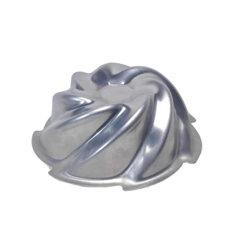 Forma de Alumínio para Bolo Vulcão 12,5x5cm Alumínio Circular (01 unidade)