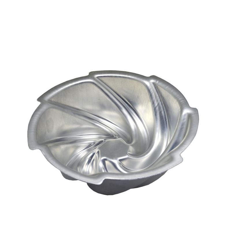 Forma de Alumínio para Bolo Vulcão 12,5x5cm Alumínio Circular (01 unidade)