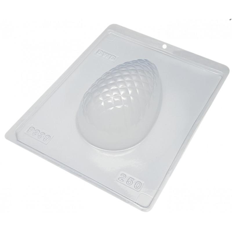 Forma de Acetato com Silicone Ovo Texturizado Matelassê 250gr Ref. 9339 BWB (01 unidade)