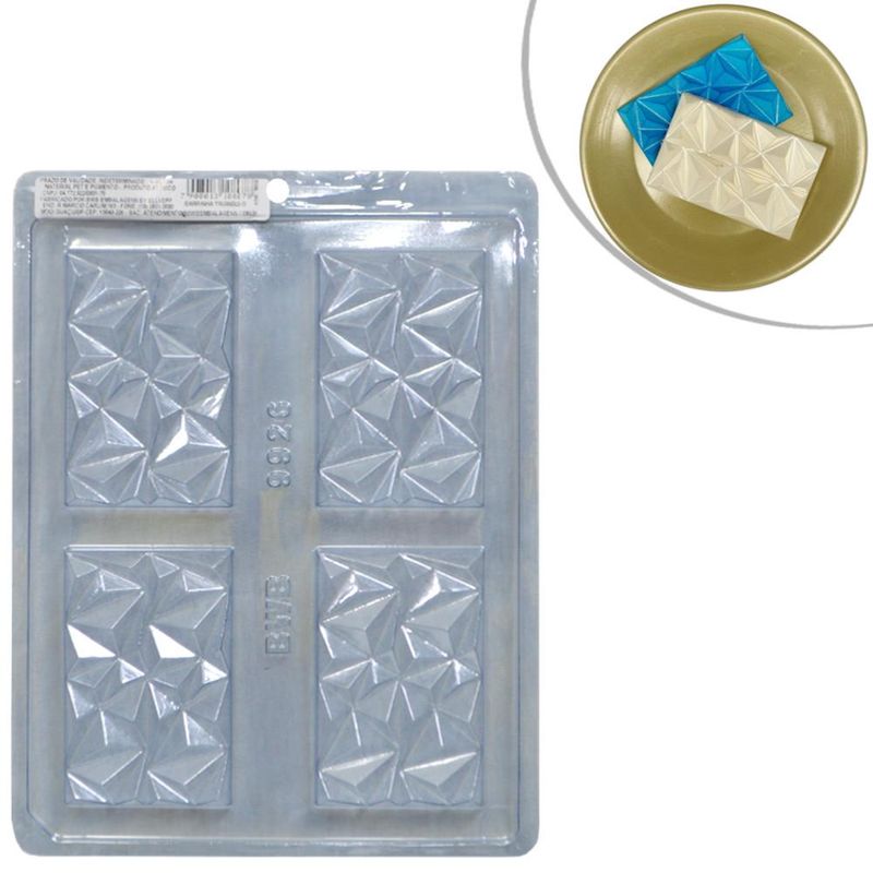 Forma de Acetato Simples Barrinha Triângulo Ref. 9926 BWB (01 unidade)