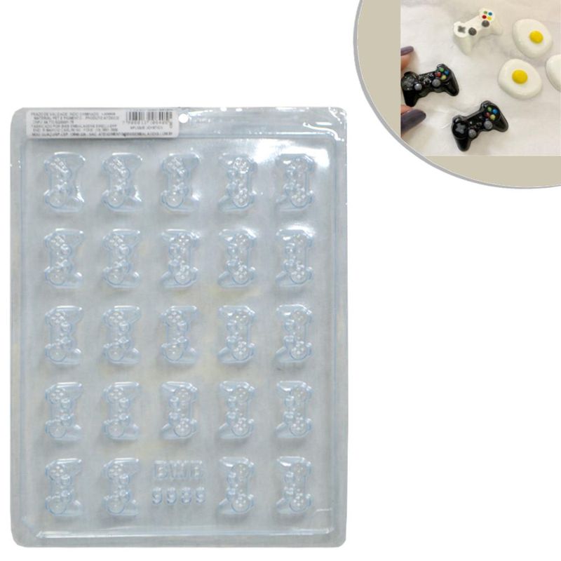 Forma de Acetato Simples Aplique Joystick Ref. 9989 BWB (01 unidade)