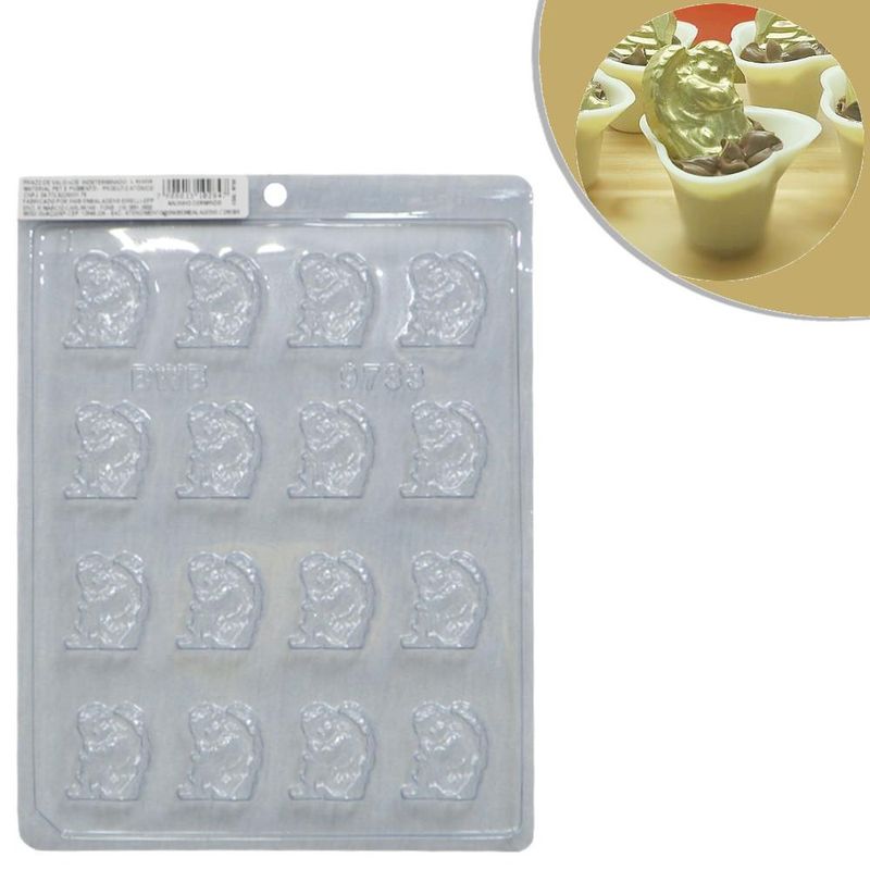 Forma de Acetato Simples Anjinho Dormindo Ref. 9733 BWB (01 unidade)