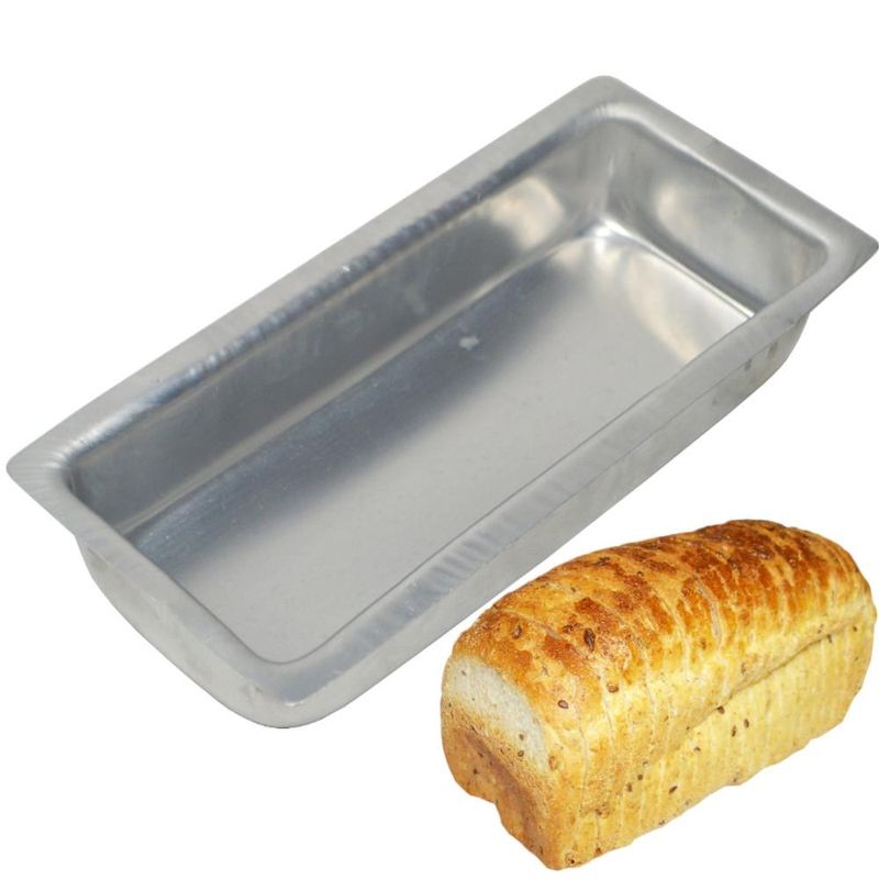 Forma de Alumínio para Pão e Bolo Inglês N. 3 28x11x5cm Alumínio Circular (01 unidade)