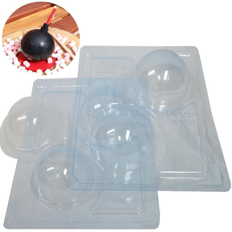 Forma de Acetato com Silicone Esfera de 80mm 37gr Ref. 9567 BWB (01 unidade)