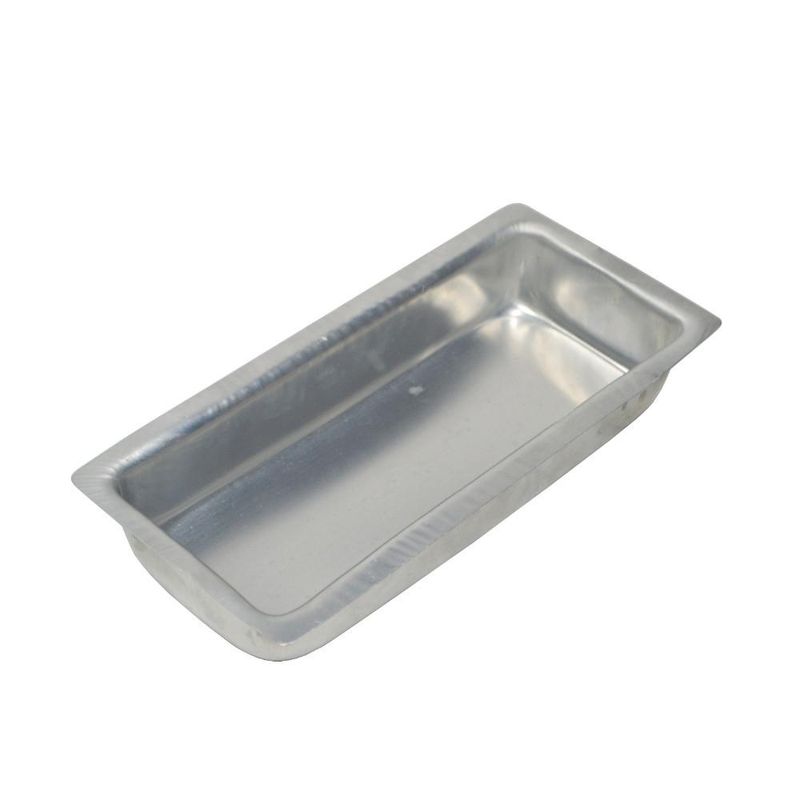 Forma de Alumínio para Pão e Bolo Inglês N. 1 20x9x4.5cm Alumínio Circular (01 unidade)