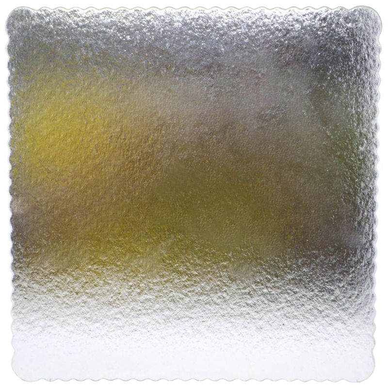 Cakeboard Quadrado Prata 28cm Ref.: 4604.01 Ultrafest (1 unidade)