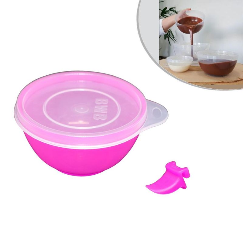 Derretedeira em Polipropileno cor Rosa Tamanho Pequeno Ref. 9618 BWB (01 unidade)