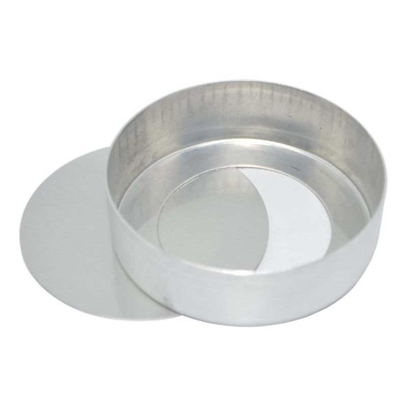 Forma de Alumínio Redonda para Pão de Mel com Fundo Falso Sem Cordão N. 4 Caparroz (12 unidades)