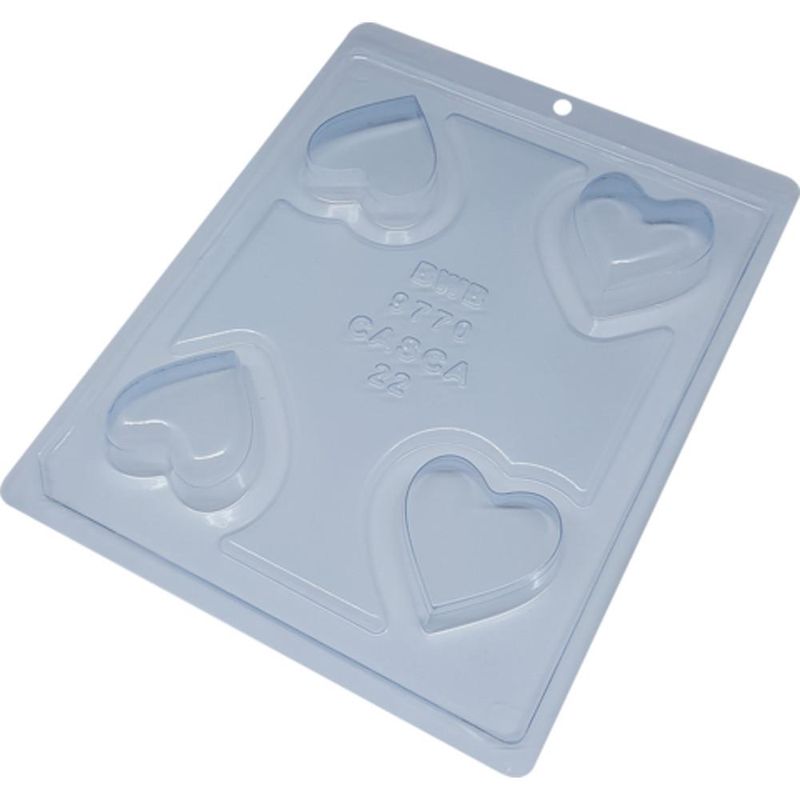Forma de Acetato com Silicone Mini Porta Joia Coração 22gr Ref. 9770 BWB (01 unidade)