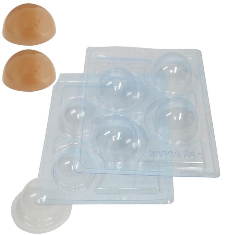 Forma de Acetato com Silicone Esfera de 60mm 25gr Ref. 10130 BWB (01 unidade)