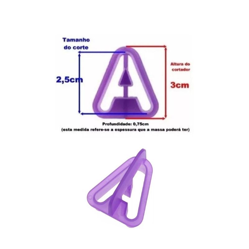 Kit Cortadores de Plástico Alfabeto Ref.: GMEZN 231 Prime Chef (40 peças)