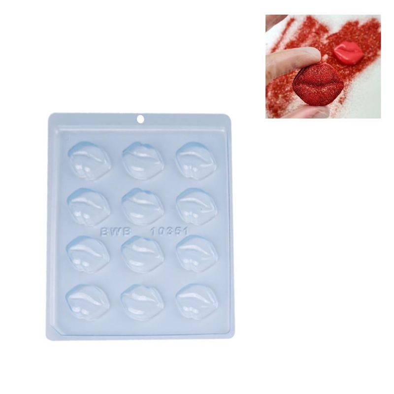 Forma de Acetato Bombom Boca Ref.: 10351 BWB (1 unidade)